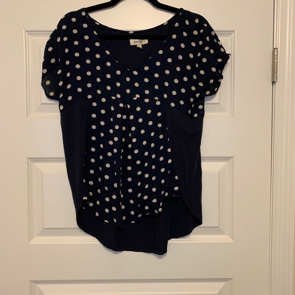 Anthropologie Porridge Elva Polkadot Tee - Picture 2 of 5